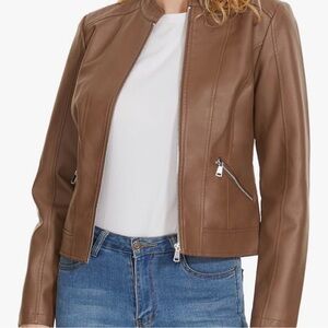 NWT vegan leather jacket